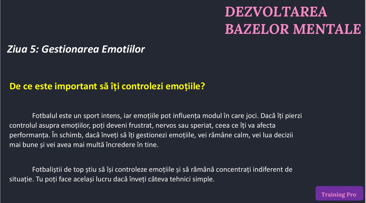 Ghid Complet de Mental Coaching – Devino un Fotbalist Puternic Mental!