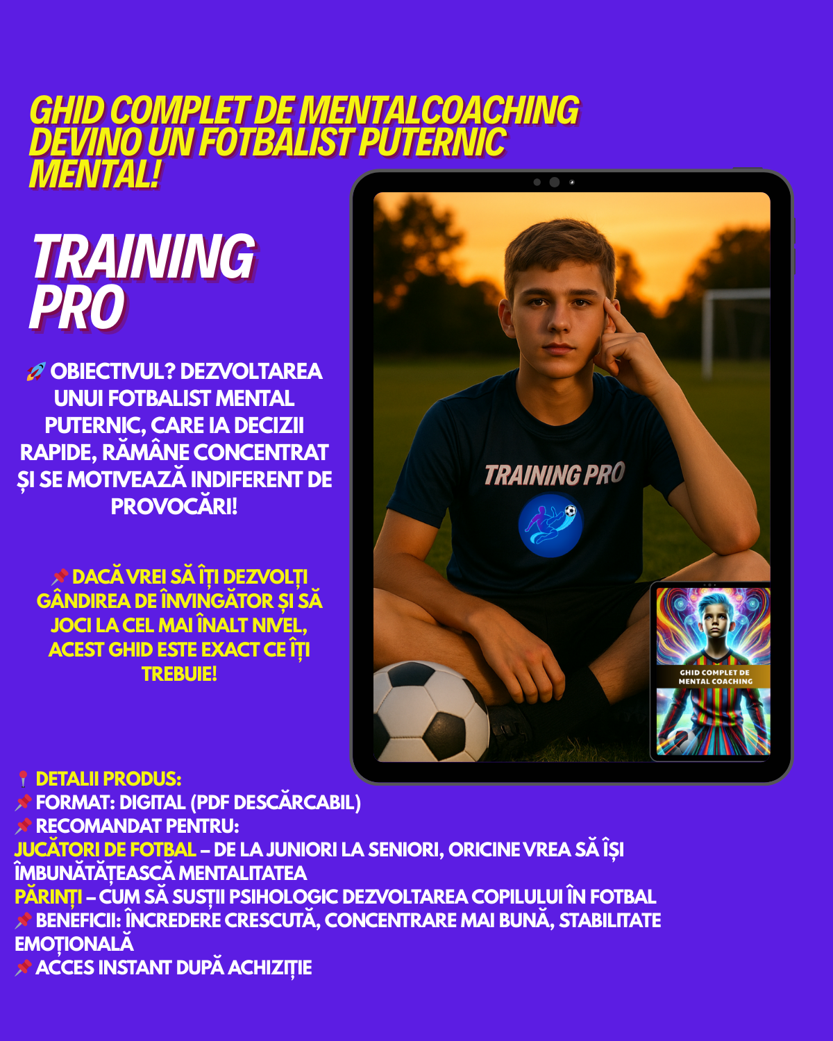 Ghid Complet de Mental Coaching – Devino un Fotbalist Puternic Mental!