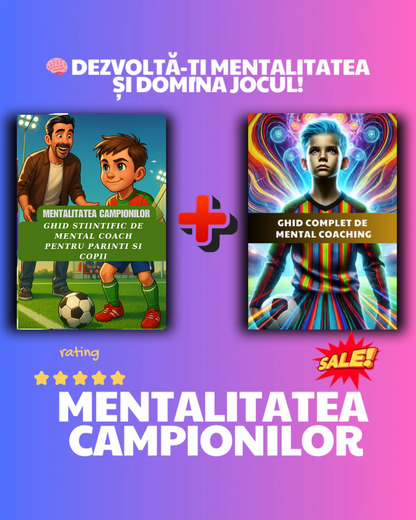 🧠 Mentalitatea Campionilor – Carte pentru Parinti si  Ghid Complet de Mental Coaching pentru Copii